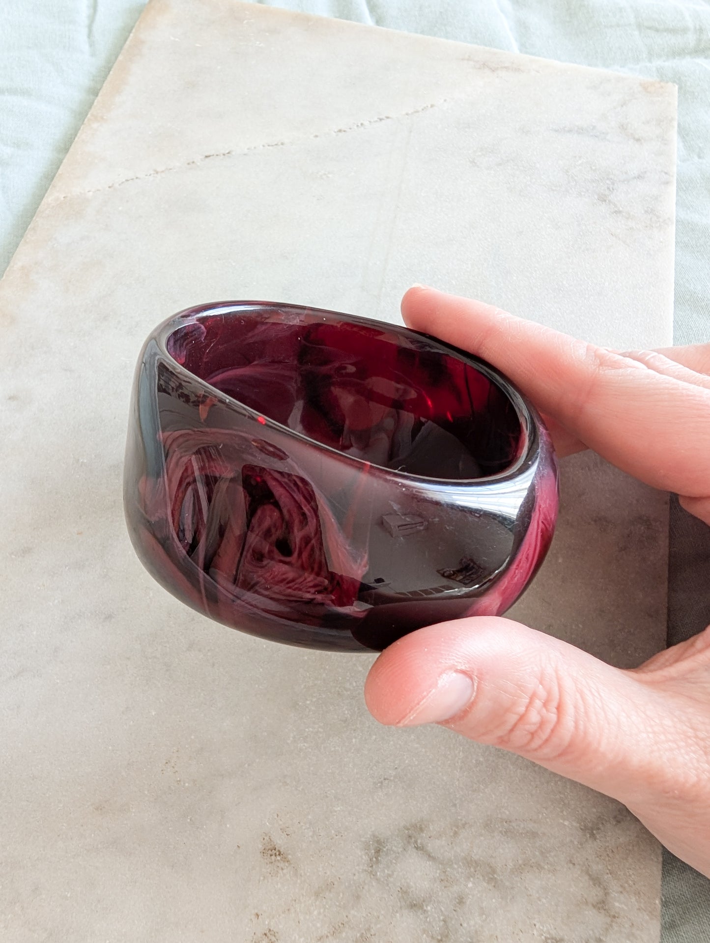 Bracelet Lie de Vin 70's