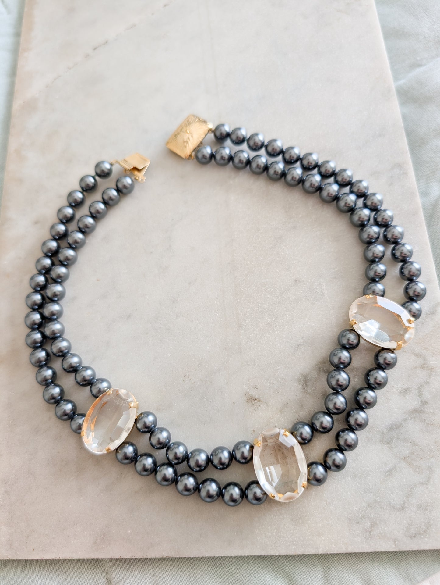 Collier ras du cou joyaux