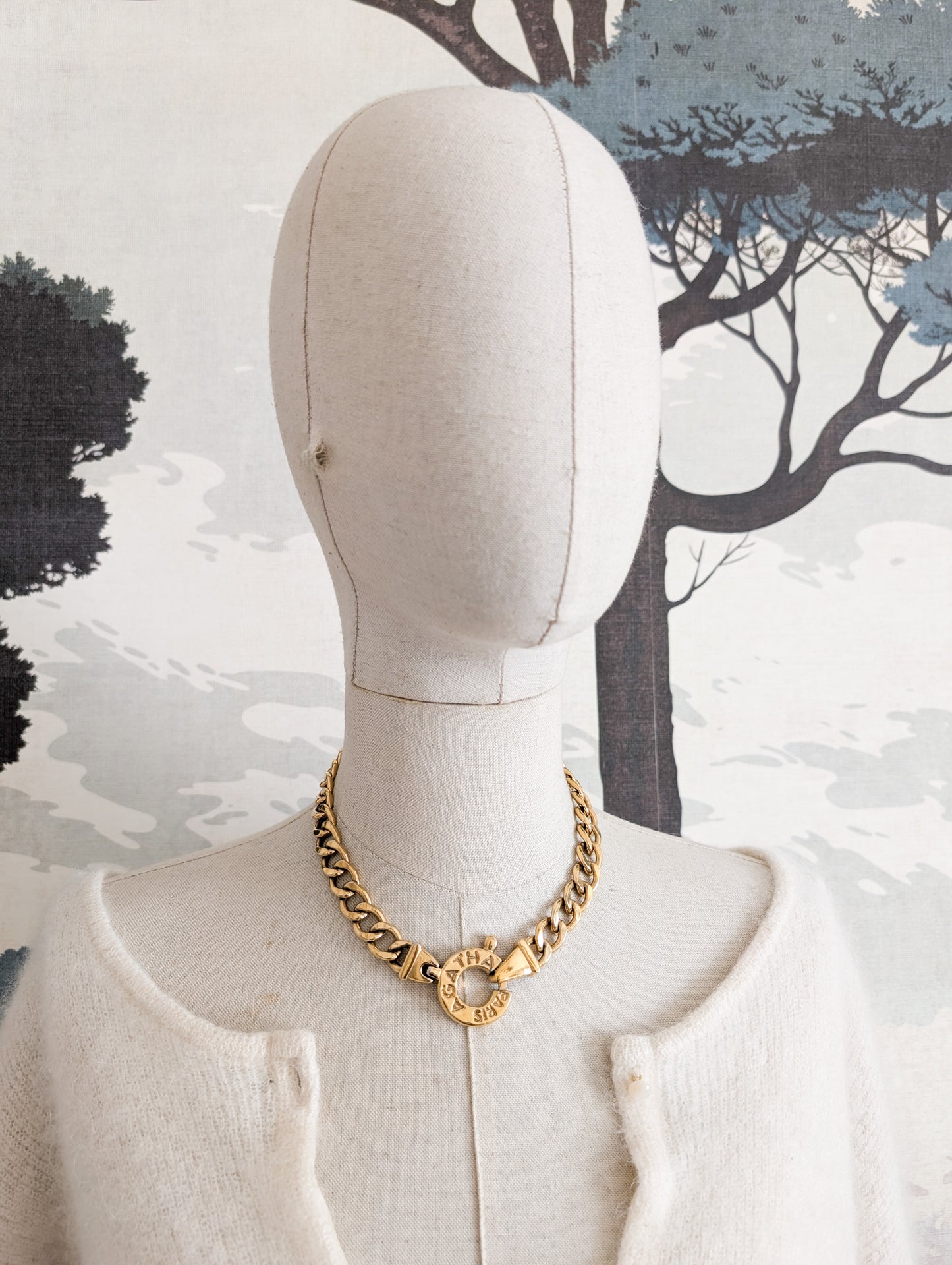 Collier gourmette Agatha