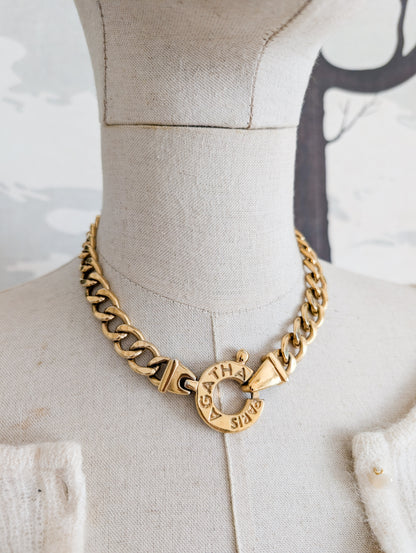 Collier gourmette Agatha