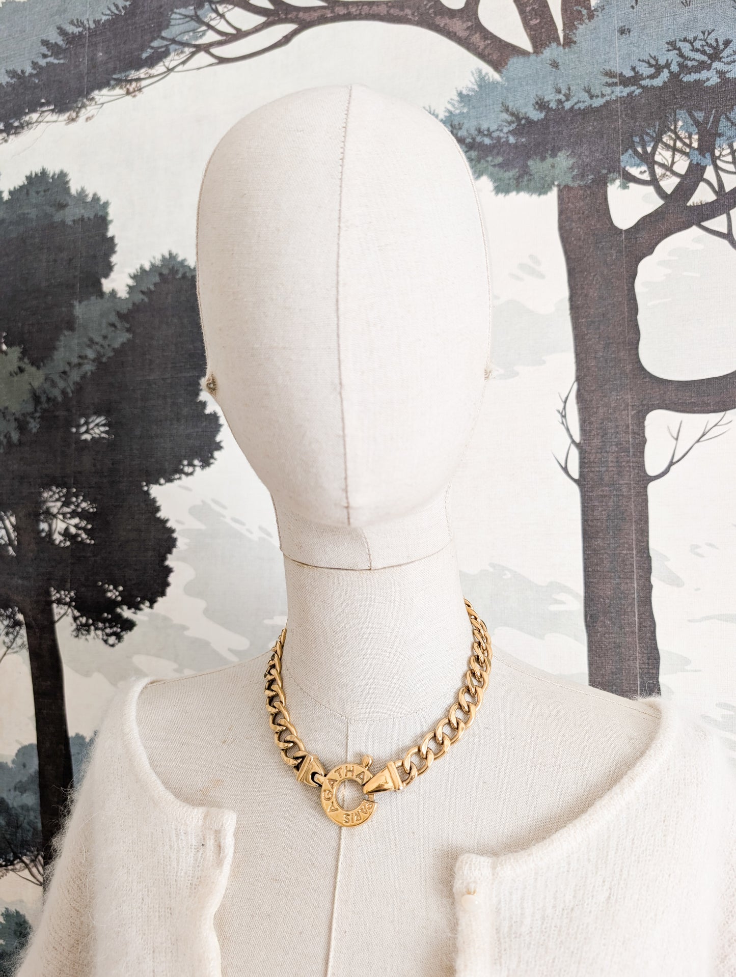 Collier gourmette Agatha