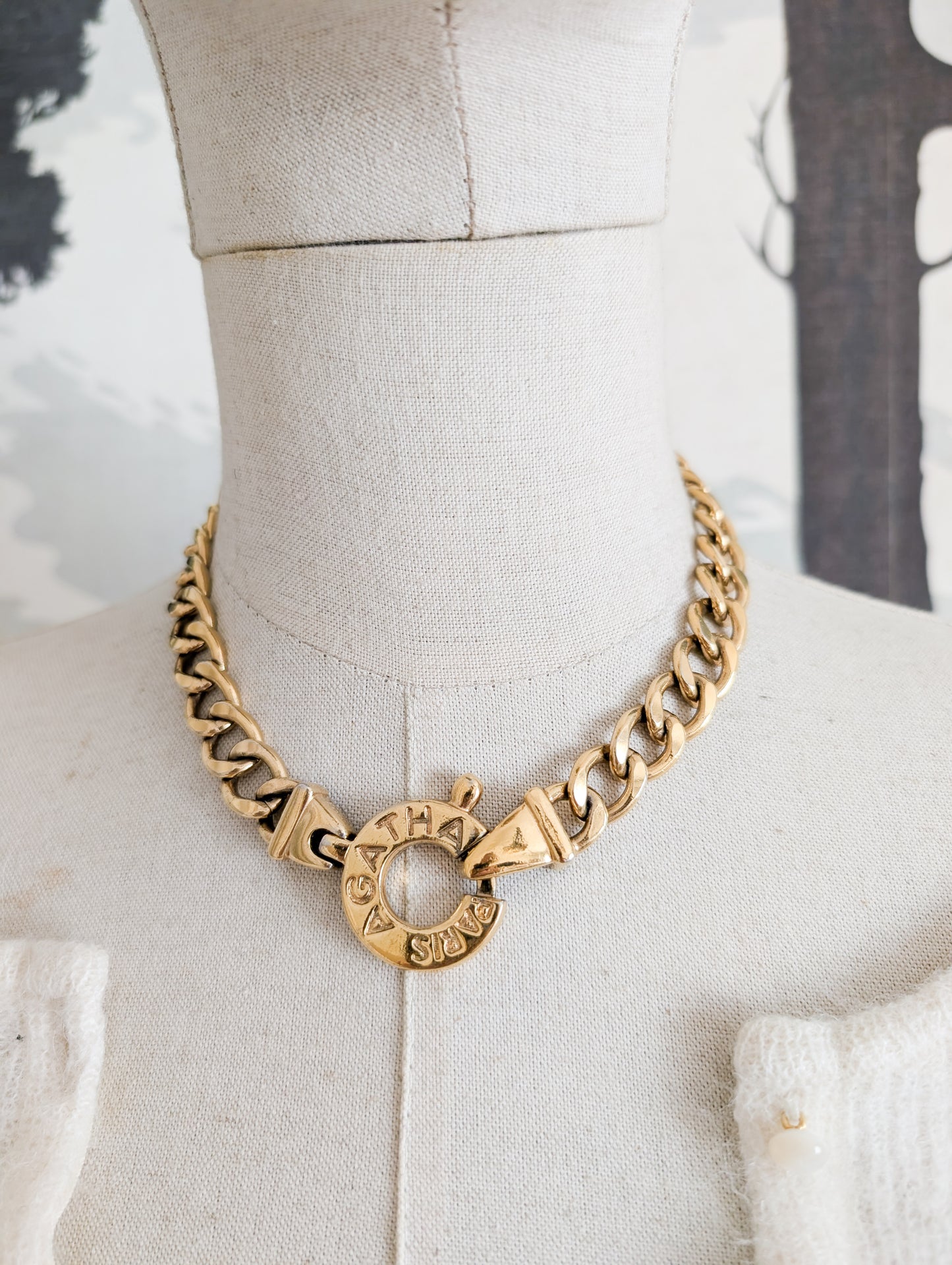Collier gourmette Agatha