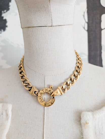 Collier gourmette Agatha