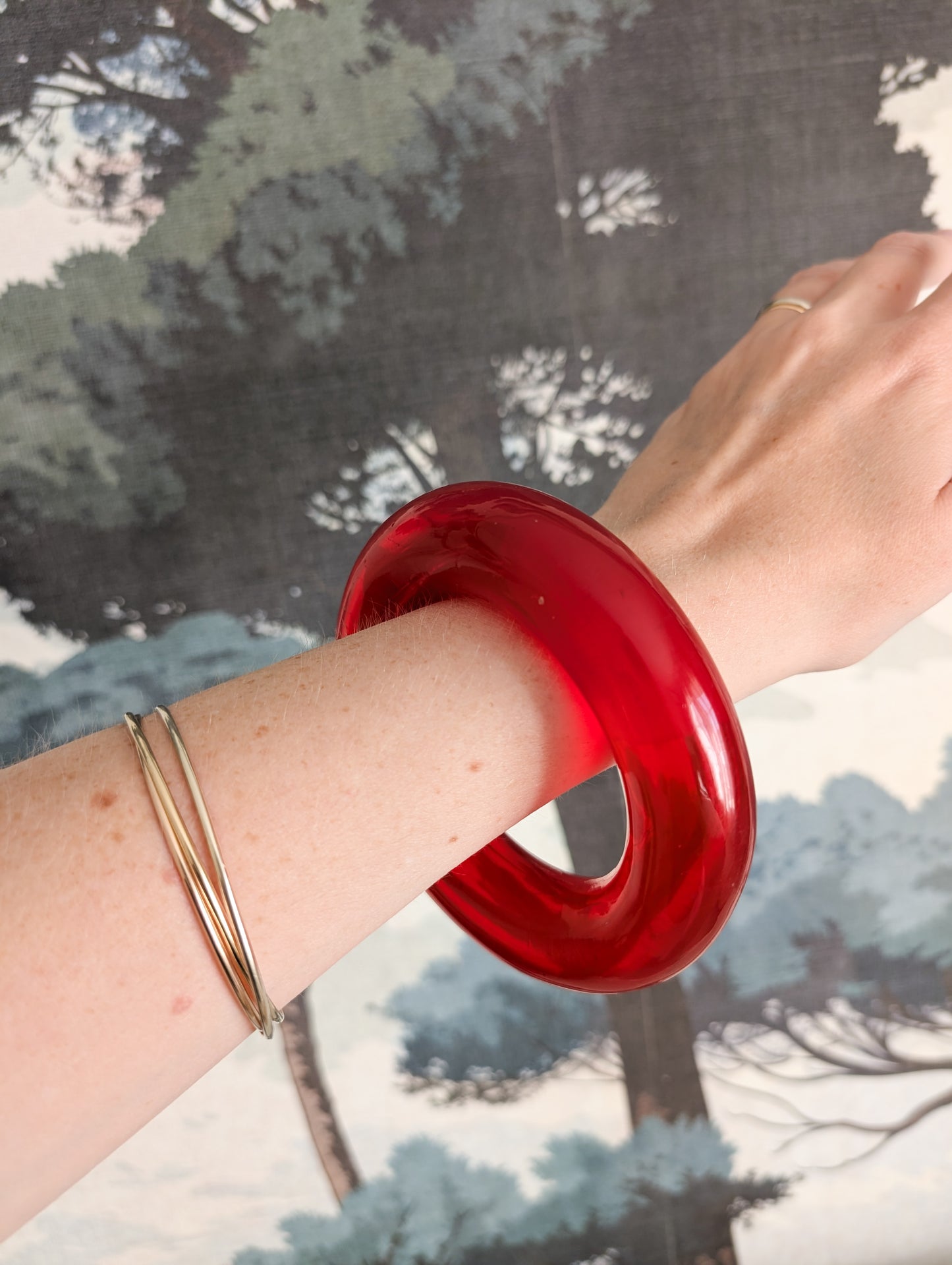 Grand bracelet orange Corocraft