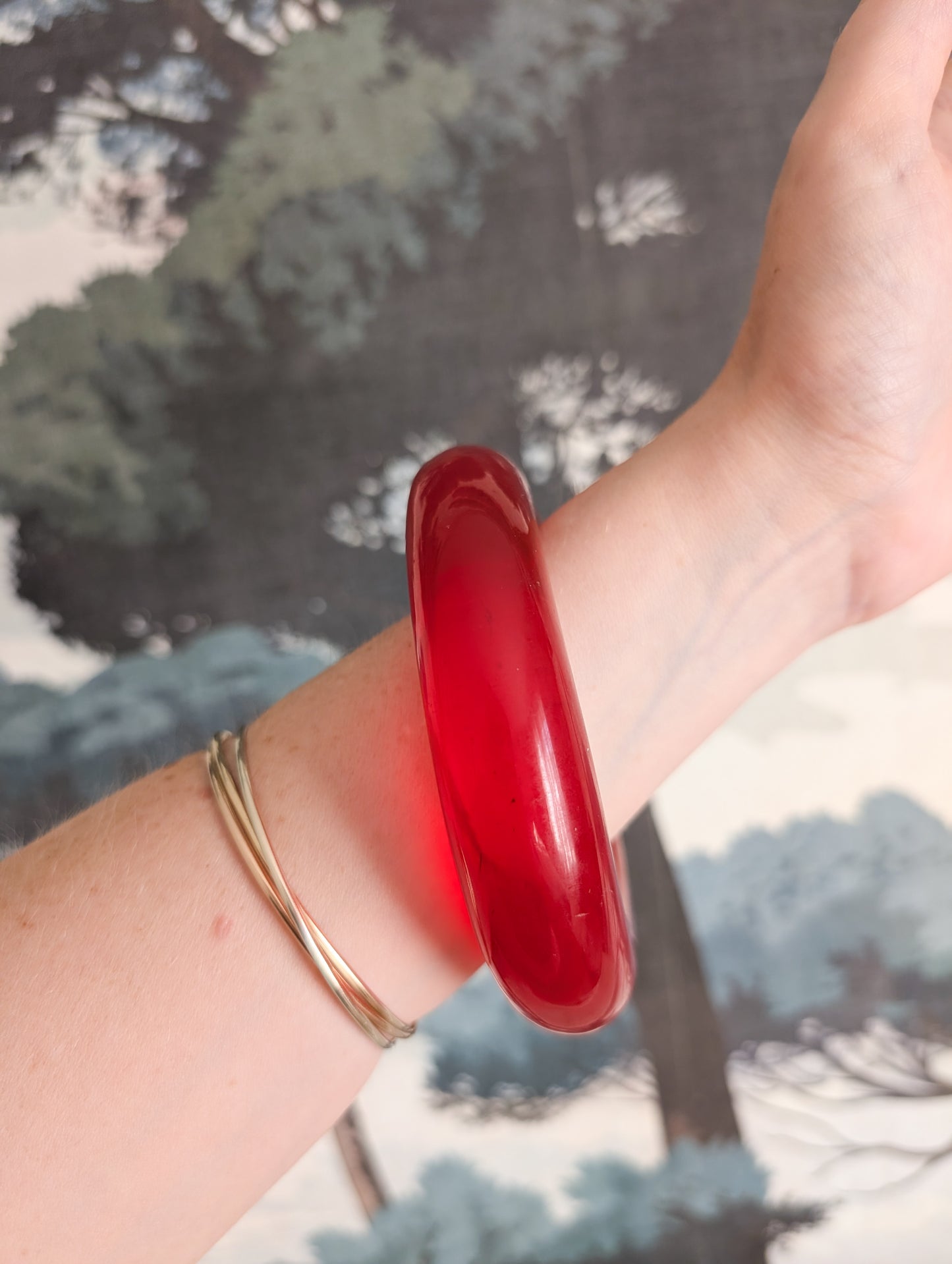 Grand bracelet orange Corocraft