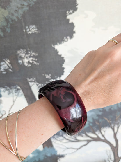 Bracelet Lie de Vin 70's