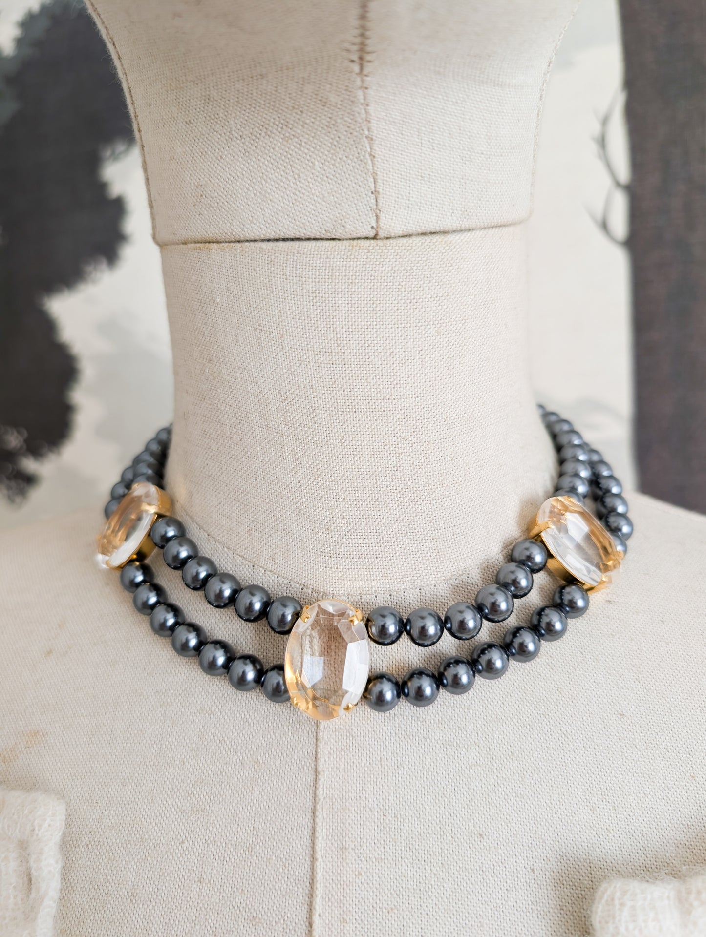 Collier ras du cou joyaux