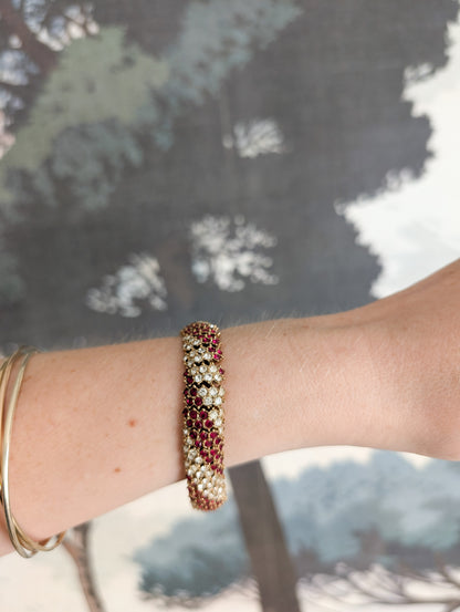 Très rare bracelet articulé Corocraft