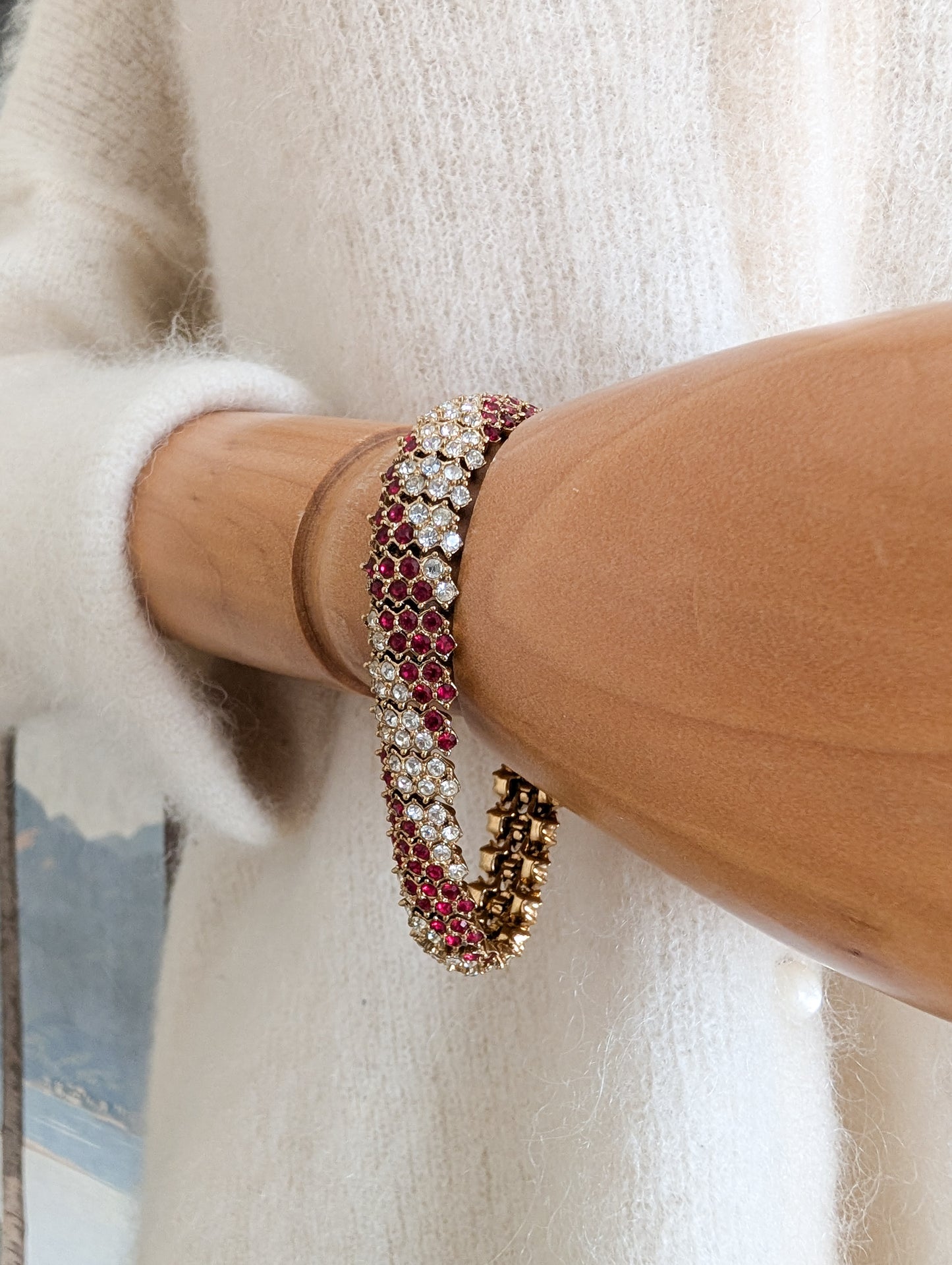 Très rare bracelet articulé Corocraft