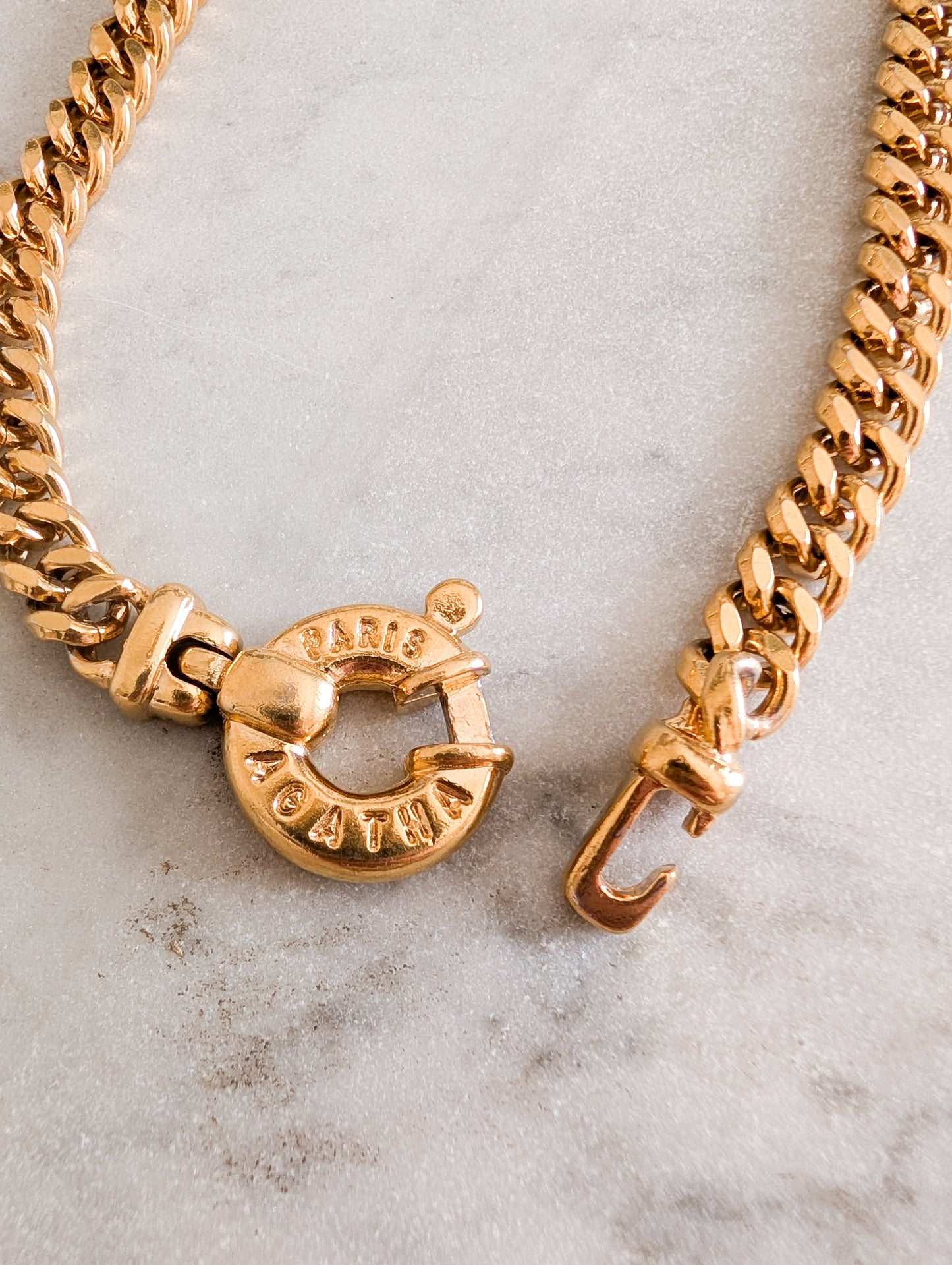 Collier gourmette Agatha