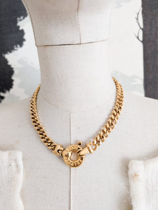 Collier gourmette Agatha