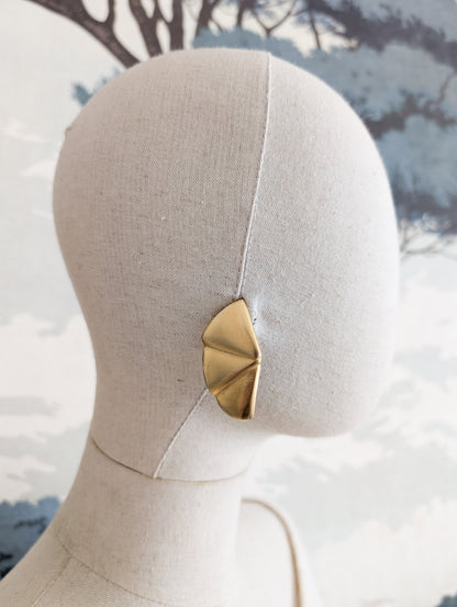 Grandes boucles or mat