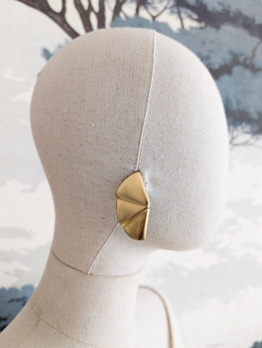 Grandes boucles or mat