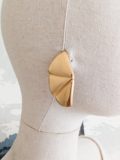 Grandes boucles or mat