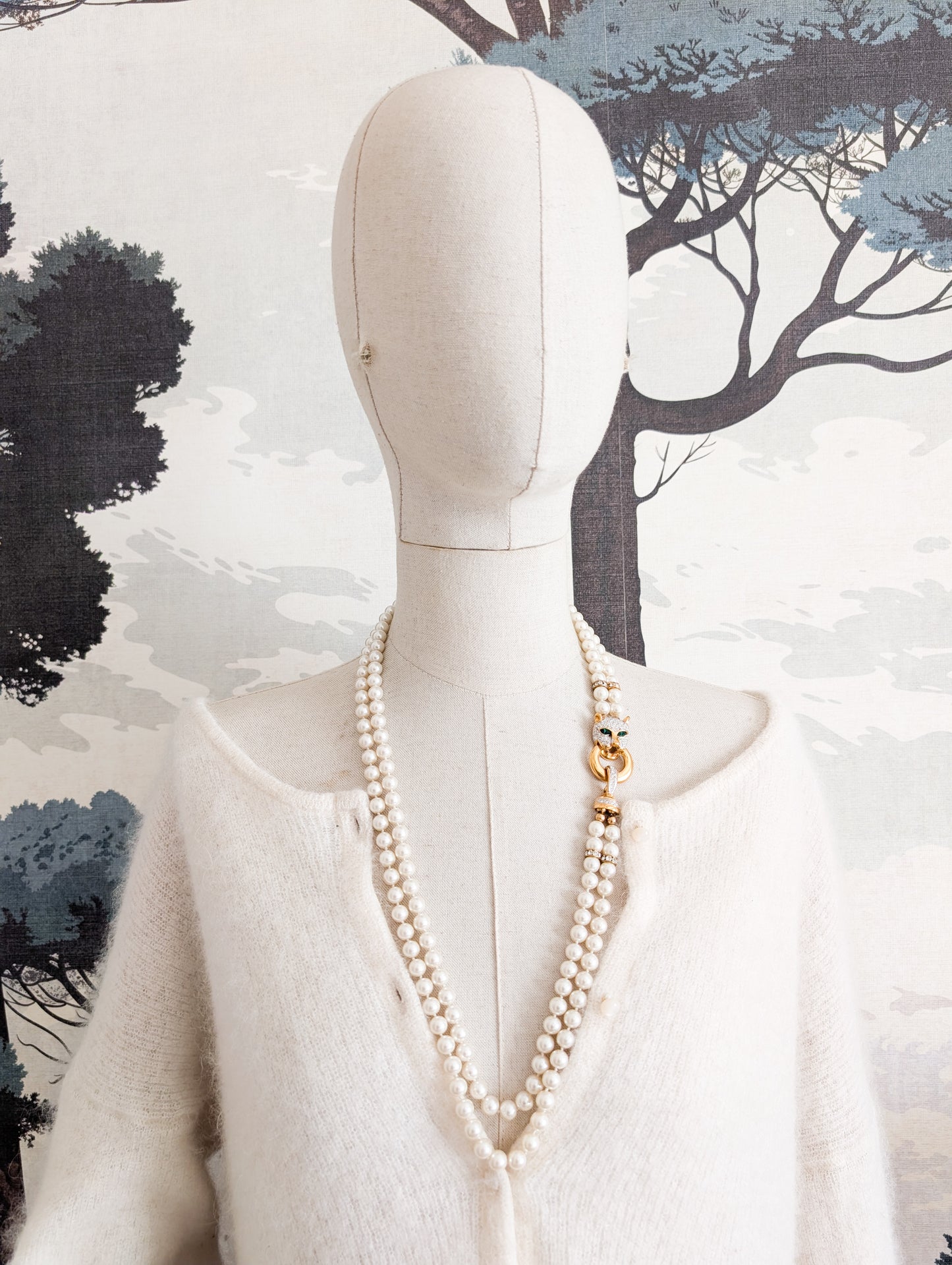 Collier de perles panthère
