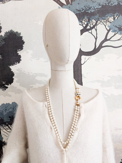 Collier de perles panthère