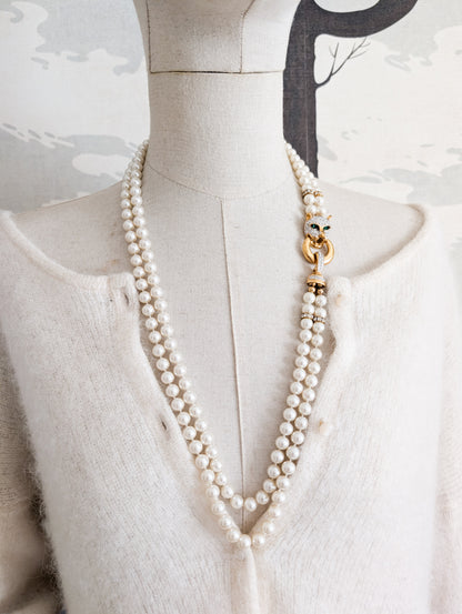 Collier de perles panthère