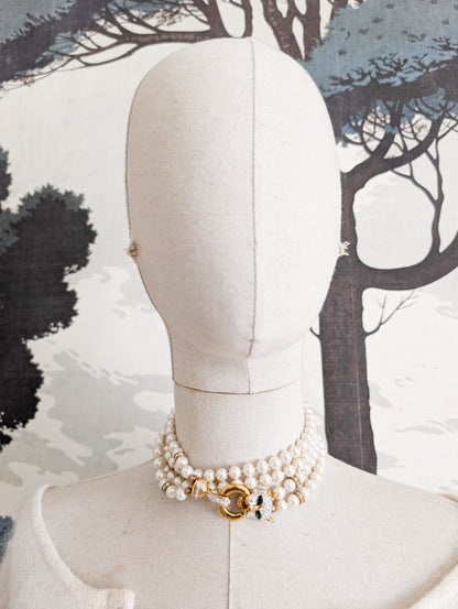 Collier de perles panthère