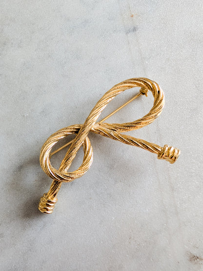 Broche 80's cordelette
