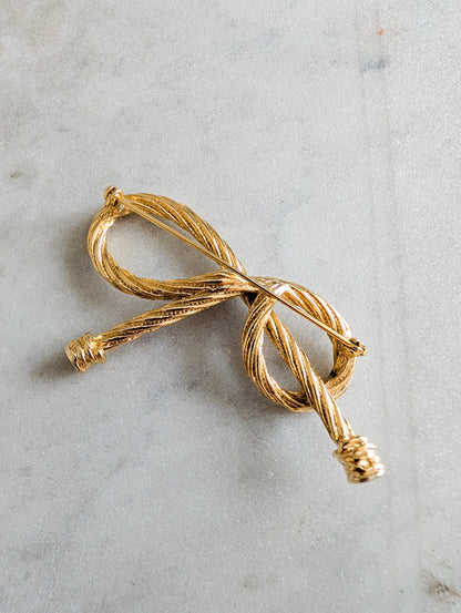 Broche 80's cordelette