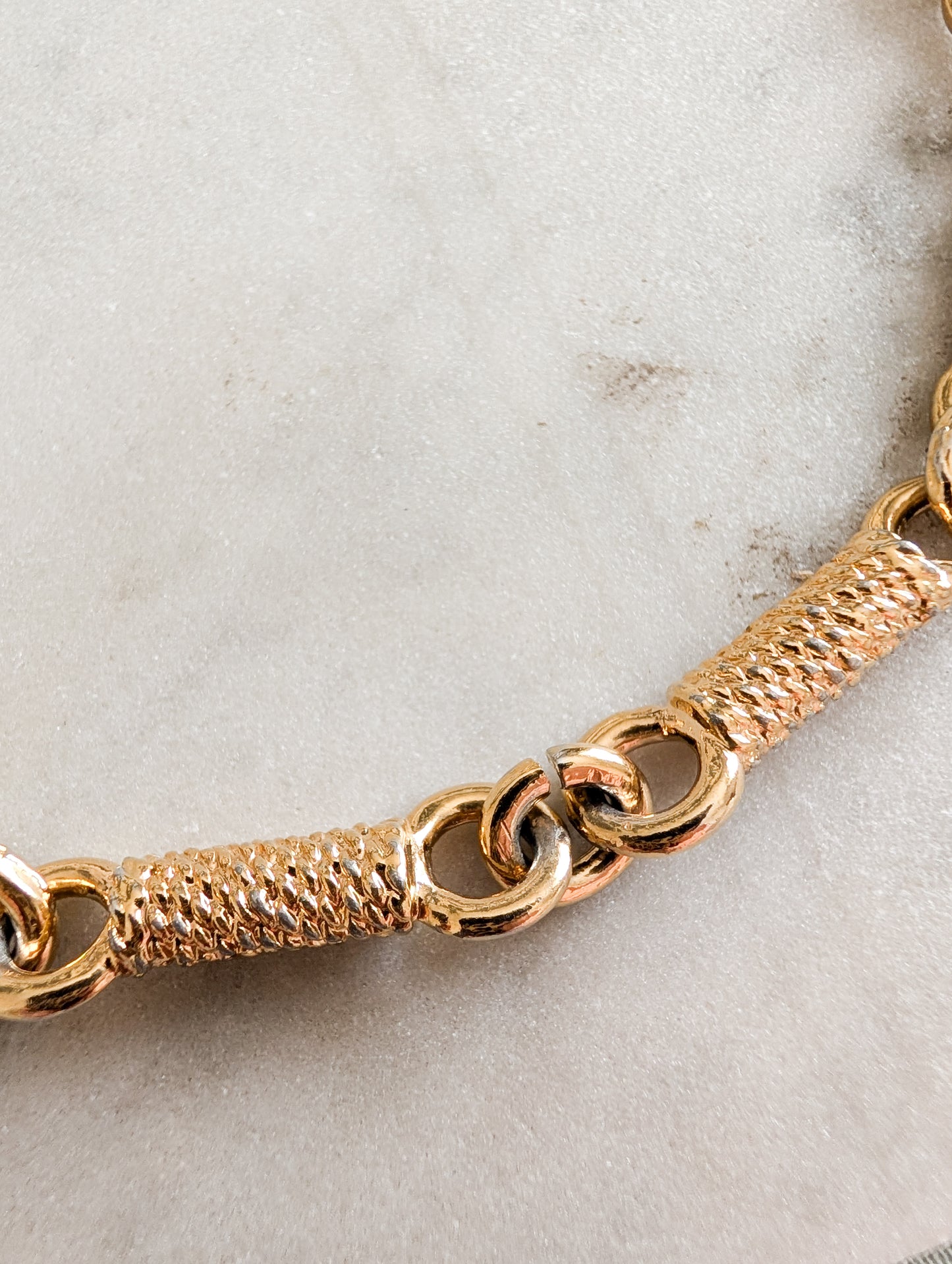 Collier maille bobine