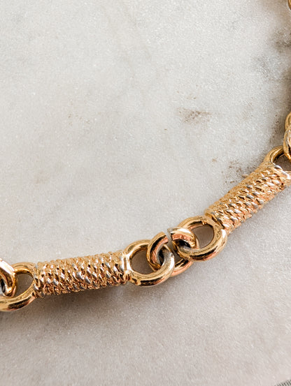 Collier maille bobine