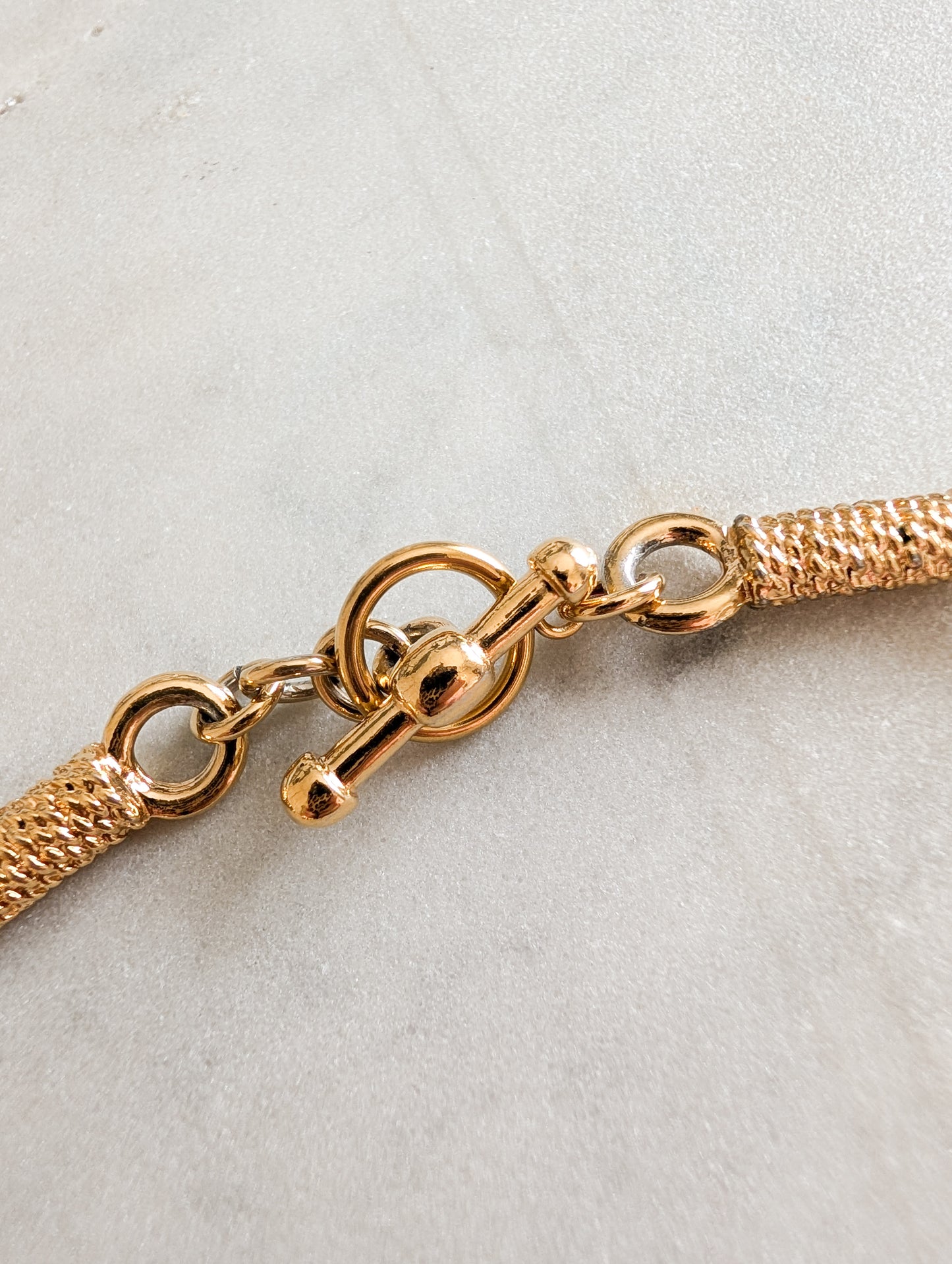 Collier maille bobine