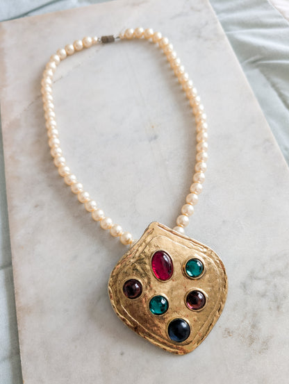 Spectaculaire collier 80's