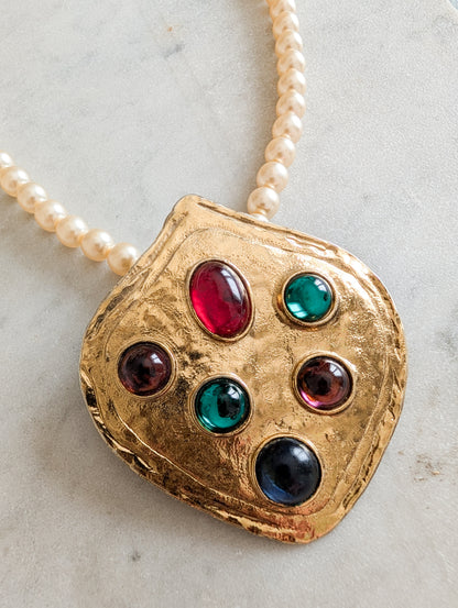 Spectaculaire collier 80's
