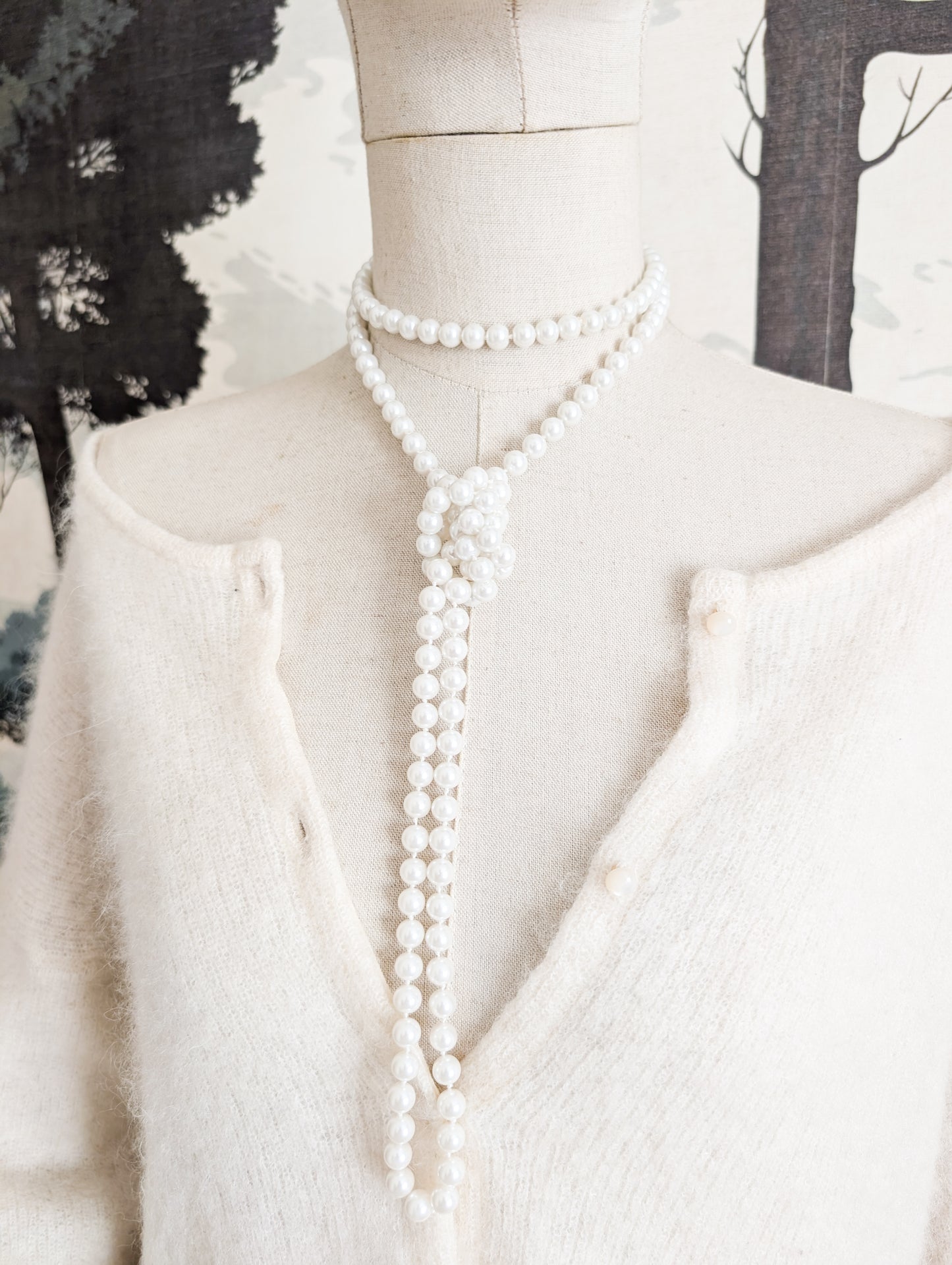 Très long Sautoir de perles