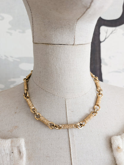 Collier maille bobine