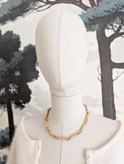 Collier maille bobine