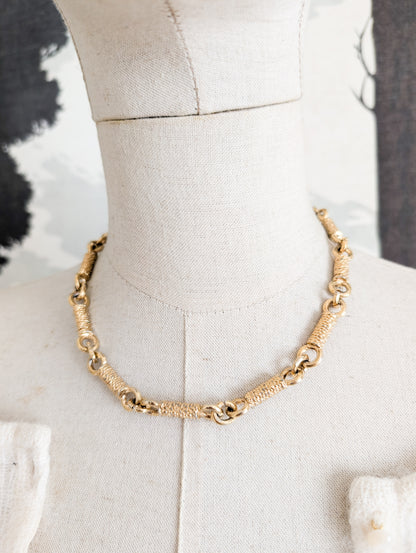 Collier maille bobine