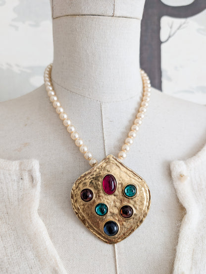 Spectaculaire collier 80's