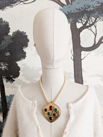 Spectaculaire collier 80's