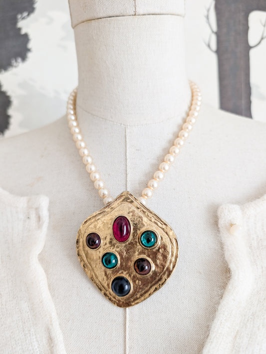 Spectaculaire collier 80's