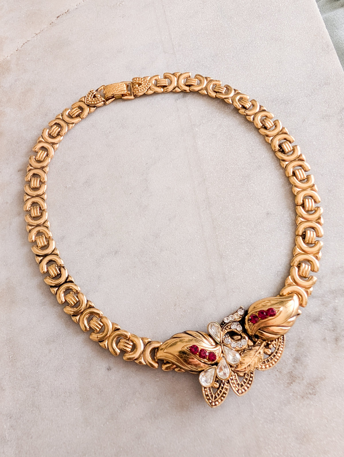 Collier baroque fabrication française