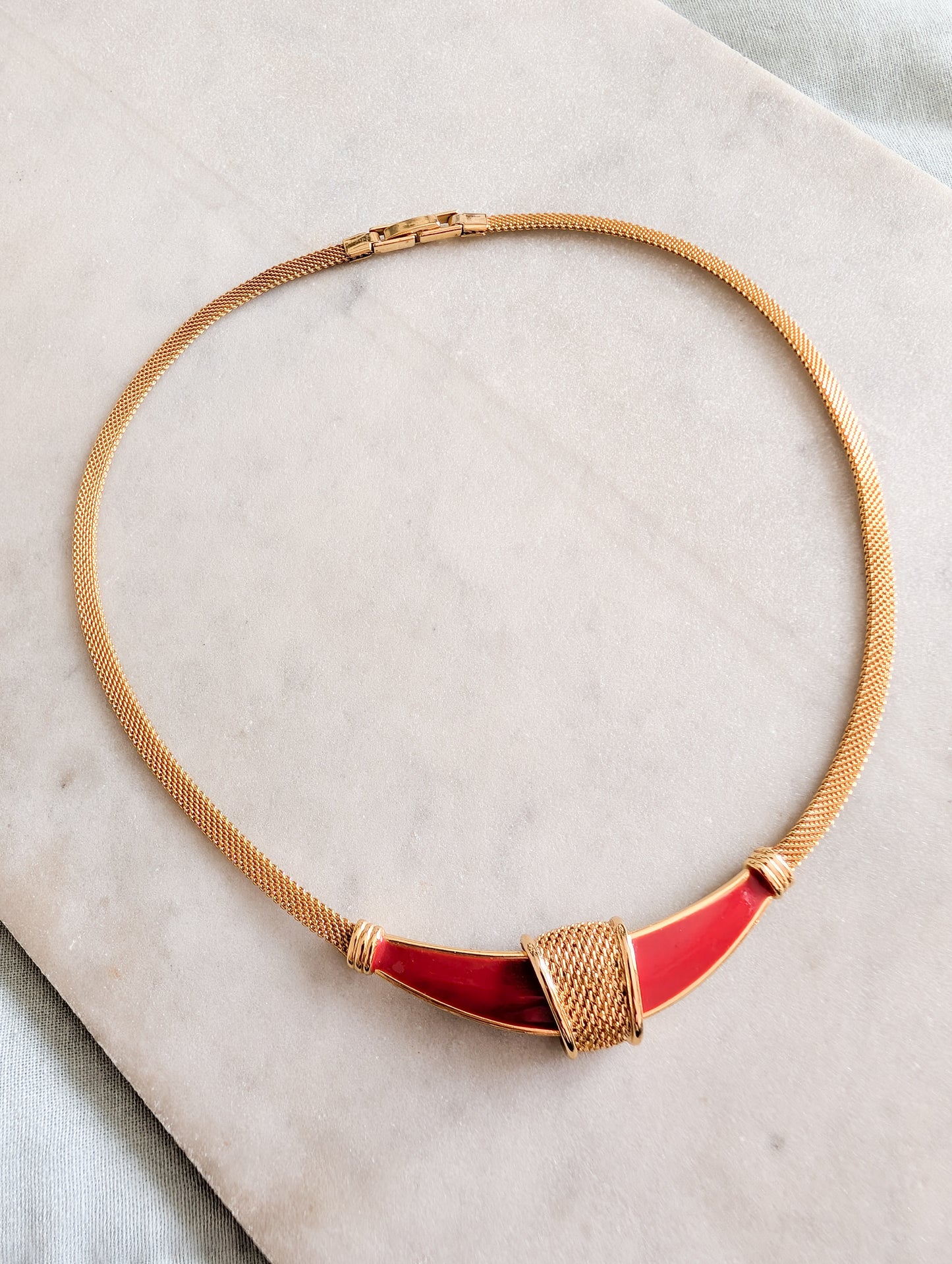 Collier Orena rouge