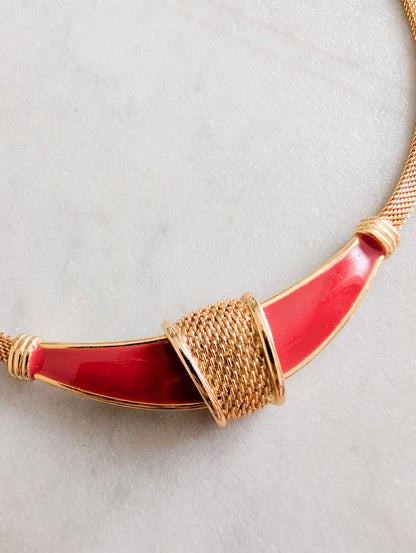 Collier Orena rouge