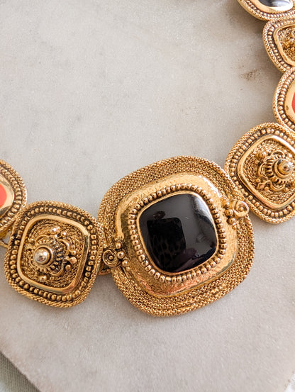 Exceptionnel collier 80's