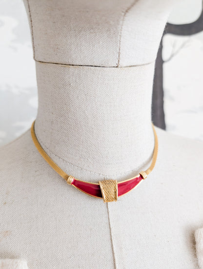Collier Orena rouge