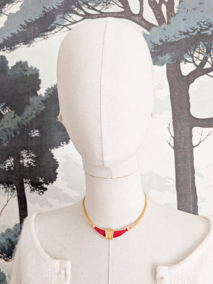 Collier Orena rouge
