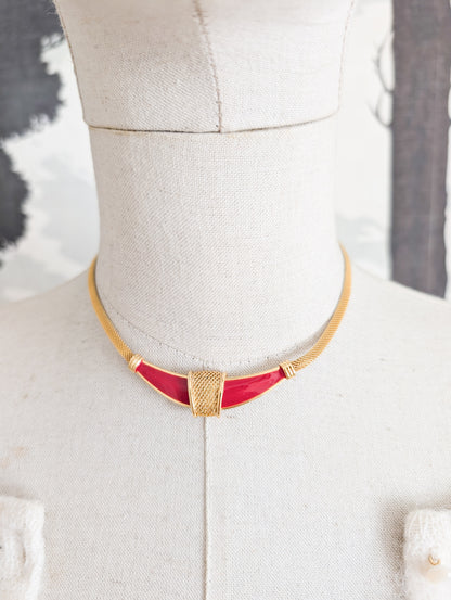 Collier Orena rouge