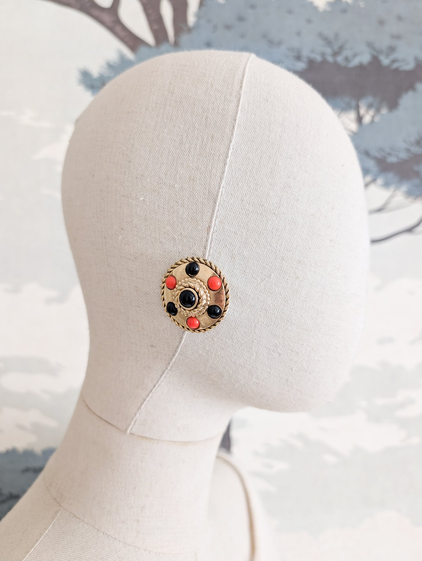Boucles cabochons