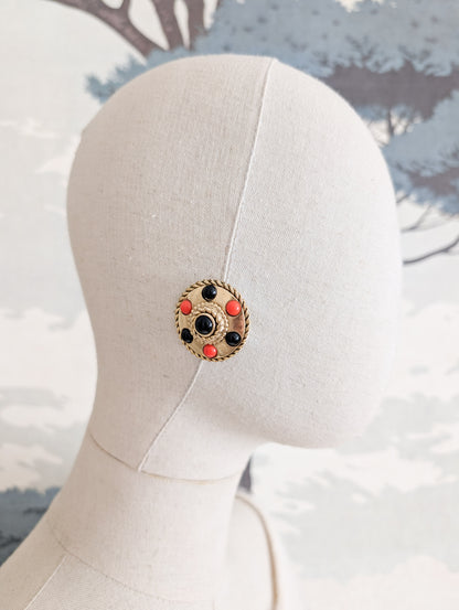 Boucles cabochons