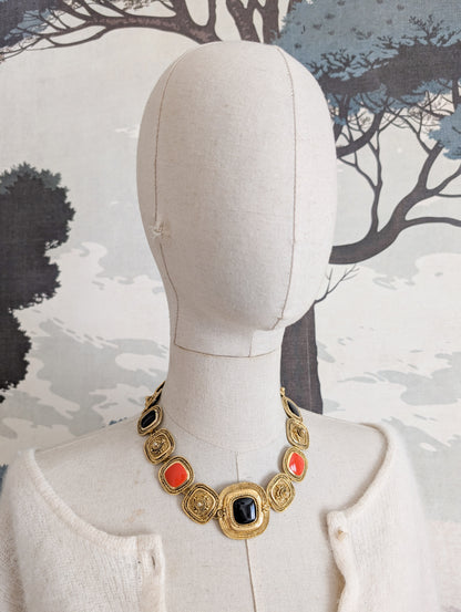 Exceptionnel collier 80's