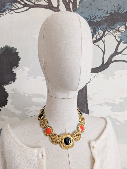 Exceptionnel collier 80's
