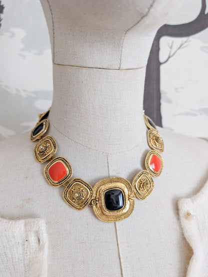 Exceptionnel collier 80's