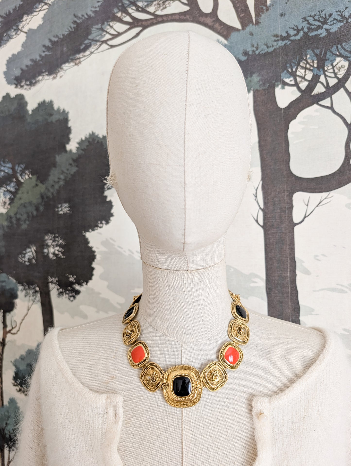 Exceptionnel collier 80's