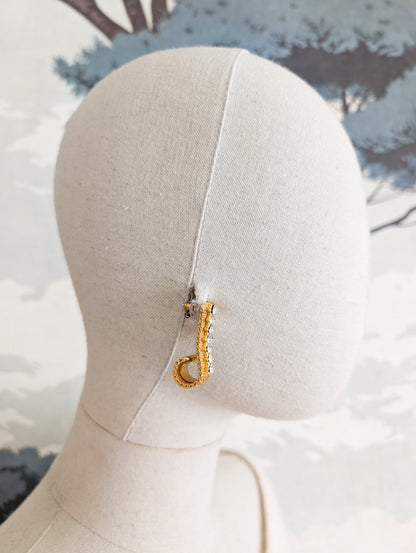 Boucles italiennes 70's oreilles percées